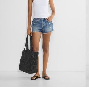 Classic Blue Denim Women's Shorts